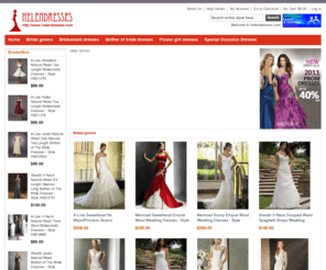 helendresses.com: Wedding Dresses 2011,bridesmaid dresses,quinceanera dresses - Helendresseses.com
Wedding Dresses 2011, Bridal Gowns, Bridesmaid dresses,Quinceanera dresses,Custom design according to the photo and Paypal Checkout.