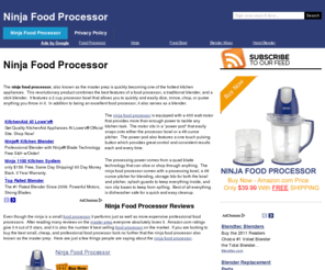 ninjafoodprocessor.org: Ninja Food Processor - Read This Ninja Food Processor Review First
Shopping for the Ninja Food Processor? Do not buy until you read our Ninja Food Processor review.