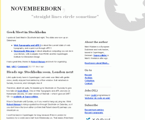 novemberborn.net: novemberborn.net
