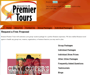 bransonpremiertours.com: Branson Premier Tours, Group Travel & Planning
We are Branson's premier tour and meeting planner with Experienced agents that take care of every detail to fit the needs of your group or reunion.