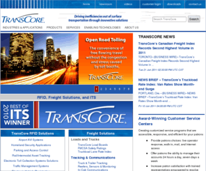 transcore.com: TransCore Electronic Toll Collection Systems, RFID Products and Vehicle Tracking Systems
TransCore is the world's leading transportation solutions provider with over 70 years experience in electronic toll collection systems, transportation management, and intelligent transportation systems solutions