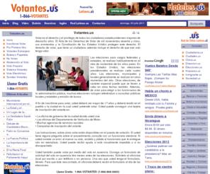 votantes.us: Votantes.us - 1-866-VOTANTES
La mejor fuente sobre Votantes: Votante, Lista, Padron, Votos, Sufragio, Credencial para Votar, Ciudadanos, Concurrentes, Elecciones Presidenciales, Burocraticas, Candidatos, Elegir.