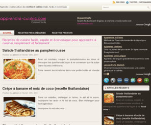 apprendre-cuisine.com: Apprendre la cuisine, recettes de cuisine et gastronomie du monde, cours et recette facile, rapide et économique
