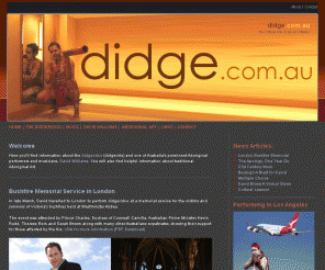 didge.com.au: Aboriginal Didgeridoo Performer, David Williams- The Official Site of the Australian Didjeridu Musician
The Official Site of the Australian Didjeridu (Didgeridoo) Musician, David WIlliams