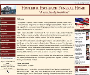 hefuneralhome.com: Hopler & Eschbach Funeral Home
Binghamton Funeral Home, Broome County Funeral Home, Low cost cremation, affordable cremation, Jewish Funeral, 
Kurt Eschbach, Broome County, Medicaid funeral, hebrew funeral, direct cremation,  bing