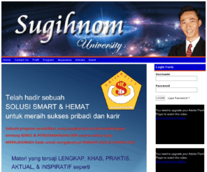 sugihnom.com: Sugihnom University
Sugihnom University