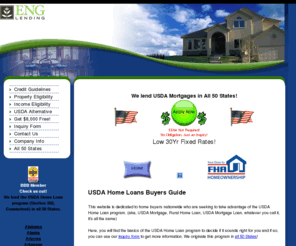 usdahomeloanmortgage.com: USDA Home Loans, USDA Loans, USDA Mortgage, Rural Home Loans - USDA
Complete information on USDA Home Loans and USDA Mortgages and how to qualify for them to buy a home.