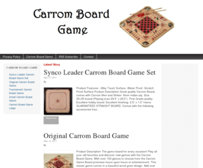 carromboardgame.com: Carrom Board Game
Carrom Board Game