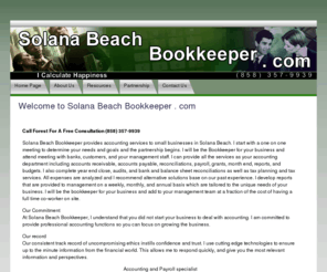 solanabeachbookkeeper.com: Solana Beach Bookkeeper - Solana Beach Accountant - Solana Beach Taxes - Solana Beach Accounting - Solana Beach Bookkeeper - Solana Beach Tax - Solana Beach California - Solana Beach North County - Solana Beach Solana Beach
Local Bookkeeping, Accounting, and Taxes