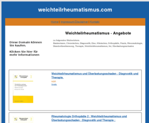 weichteilrheumatismus.com: Weichteilrheumatismus - weichteilrheumatismus.com
