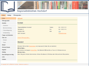 bibliothek-hochdorf.ch: Homepage Regionalbibliothek Hochdorf
Die Regionalbibliothek Hochdorf ist Bibliothek für das ganze Seetal, also auch für Römerswil, Hohenrain,Kleinwangen, Ballwil, Hitzkirch, Gelfingen, Hildisrieden.