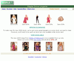 mapledrive.com: brand name lingerie from Maple Drive Lingerie UK
Maple Drive Lingerie - womens lingerie - plus sizes