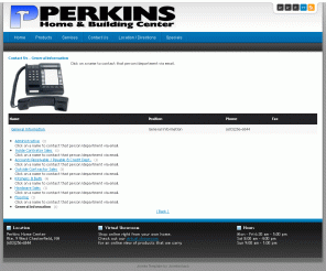 perkinshomecenter.com: Perkins Home Center - Contact
Joomla - the dynamic portal engine and content management system