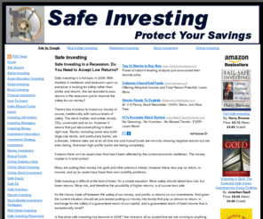 safeinvesting.info: Safe Investing: Safe Investing
Find out more about Safe Investing at Safe Investing