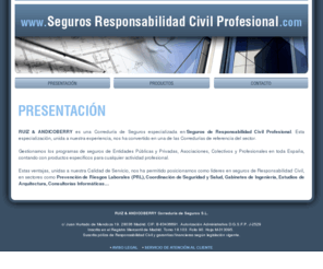 segurosresponsabilidadcivilprofesional.com: Seguros Responsabilidad Civil Profesional
Seguros de Responsabilidad Civil Profesional