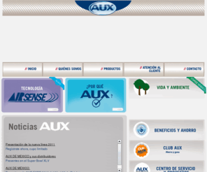 aux.com.mx: BIENVENIDOS |  Minisplits Aires Acondicionados Climas AUX MEXICO
Aires Acondicionados tipo minisplit, multiplit y aires acondicionados portátiles así como equipos centrales, unidades universales, fan and coil y cassete