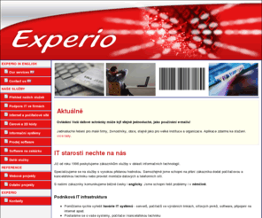 experio.info: Experio - Váš spolehlivý partner v oblasti informačních technologií
Profesionální servis v oblasti IT pro malé a střední firmy