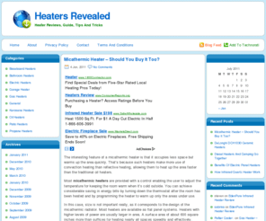 heatersrevealed.com: Heaters Revealed
Heater Reviews, Guide, Tips And Tricks