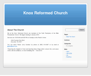 knoxreformed.org: Knox Reformed Church
