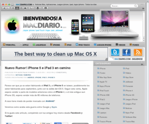 macdiario.com: iPhone, Jailbreak Iphone, jailbreak, iPad, iPhone, iPod, Cydia, Repositorios y mucho mas en MacDiario.com
Te explicamos como hacer jailbreak al iPhone, las ultimas novedades y comparativas del iPad, encuentra las ultimas noticias de apple, juegos iphone, aplicaciones mac, apps iphone, y programas gratis para mac