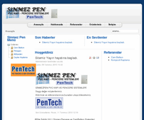 sinmezpen.com: Hoşgeldiniz
Joomla - devingen portal motoru ve içerik yönetim sistemi