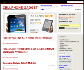 cellphoneandgadget.com: Cellphone and Gadget
All About Cellphones and Gadgedets including GPS Car Accessories and Electronics