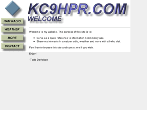 kc9hpr.com: KC9HPR.COM - WELCOME
