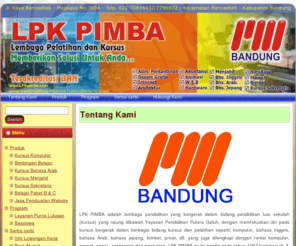 lpkpimba.com: www.LPKpimba.com: Tentang Kami
Lembaga pendidikan Komputer Rancaekek