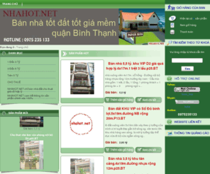 nhahot.net: NHAHOT.NET - Bán Nhà Quận Bình Thạnh
kinh doanh mua bán nhà 