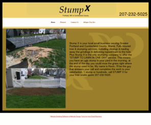 stumpx.net: Home
Tree Removal & Stump Grinding Service