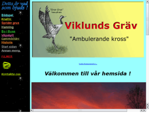 viklundsgrev.com: Dliga skogsvgar ? Viklunds Grv kommer som ett skott...krossar
medan vi vntar...Problem med din sandspridare ? Kontakta oss !
