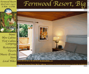 Fernwoodbigsur Com Fernwood Resort Big Sur Camping Big Sur