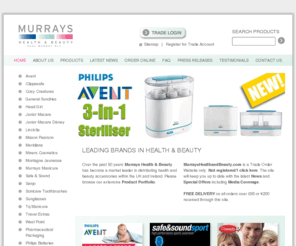 murrayshealthandbeauty.com: Paul Murray
Murrays Health & Beauty (Paul Murray Plc), distributor of health and beauty accessories within the UK and Ireland