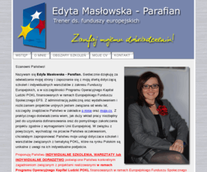 szkolenia-pokl.pl: Szkolenia, Warsztaty, POKL, Kapitał Ludzki, Fundusze Europejskie, EFS, Wnioski
Indywidualne szkolenia i warsztaty dotyczące POKL oparte na praktycznych przykładach w atrakcyjnej cenie.