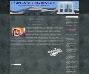 tecnicaimplantare.com: Dentista Verona Implantologia Odontoiatria Dentiera Carico Immediato Dentista moderno
Odontoiatria moderna alla portata di tutti. Implantologia a carico immediato. Tecniche rigenerative ossee. Protesi fisse su impianti Toronto Bridge