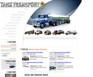 bulktank.net: TankTransport.com
TankTransport.com - 800-537-1320 - Liquid and dry bulk transportation product and service information.