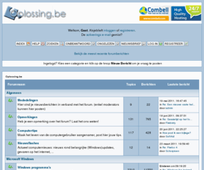 oplossing.be: Oplossing.be - De oplossing voor al uw computerproblemen
Computervraag of probleem? Op ons forum vindt u gegarandeerd een oplossing.