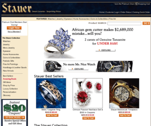 seinnaroad.net: Men's Watches, Women's Watches, and Jewelry at Stauer.com
Stauer offers a wide variety of men's and women's watches: manual winds, automatics, and quartz. Stauer also has an extensive line of Jewelry, including DiamondAura.