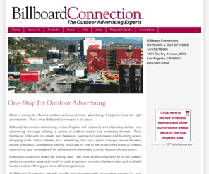 billboardmarketplace.com: Billboard Connection Advertising - Los Angeles - About Us
Billboard Advertising – Billboard Connection handles all Los Angeles Outdoor & Out-Of-Home Billboard Advertising as well as nationwide Billboard Advertising.