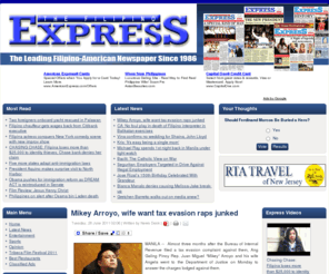 filipinoexpress.com: Filipino Express Newspaper - Philippines News, Filipino News, Filipino American News
Filipino Express Newspaper-The leading source of Filipino and Filipino American news. Available both in print and online editions.