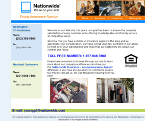 garyayoungagency.com: Nationwide Insurance - Gary A. Young Agency - Washington, DC - Home
Please take a moment to browse through our site to learn more about our company and how we can show you the Nationwide Insurance - Gary A. Young Agency difference.