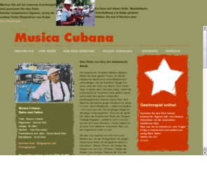 musica-cubana.info: Kuba Reisen Musica cubana - Cuba - Kuba - Musik - Reisen - Strand - Sonne - Meer
Kuba entdecken mit musica cubana! Ein faszinierendes Land zum Erholen, Tauchen, Spanisch lernen und natürlich tanzen. 