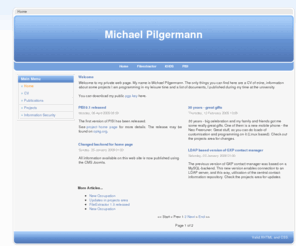 kichkasch.de: Dr. Michael Pilgermann
Private Home Page of Michael Pilgermann