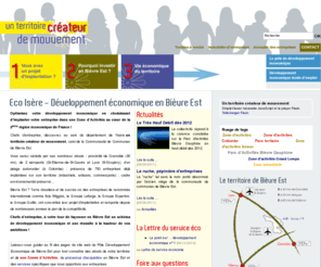 eco-isere.com: Communauté de communes Bièvre Est
Communauté de Communes de Bièvre Est : Journal d'information, La Communauté de Communes, Tourisme, Economie, Services au public, Les actualités, L'agenda, Le dossier trimestriel, Les marchés publics, Offres d'emploi