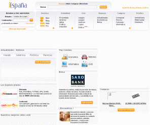 iespana.es: iESPANA blog gratis, email gratis, sitio web gratis
iESPANA, alojamiento web gratis, blog gratis, emails, cuentas de correo gratis hosting web PHP, MySQL 5.0
