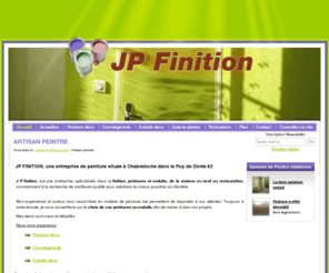 jp-finition.com: Artisan peintre à Chabreloche, Puy de Dôme 63 - JP Finition
JP FINITION est une entreprise de peinture spécialisée dans la déco, et la pose de carrelage, sols et enduits, située à Chabreloche en Auvergne