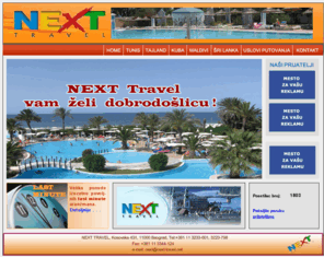 next-travel.net: NEXT Travel
Next Travel je specijalizovana agencija za destinaciju Tunis...