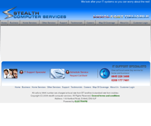 stealthuk.co.uk: Stealth UK - Your IT Service Provider
Home IT Services, IT Support. Top IT services from one of Enfield's best IT service providers, Stealth UK LTD. Offering services to businesses in London, UK & Enfield.