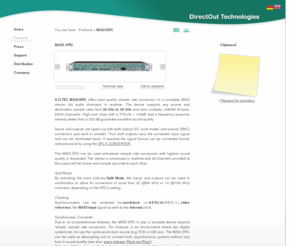 madirouter.com: M.1k2 - MADI Router
D.O.TEC MADI Router