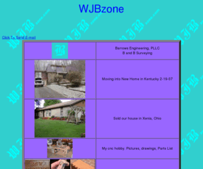 wjbzone.com: WJBzone
Homebuilt CNC Router, Autocad Inventor designs, Autolisp, Sedimot, Reame, Swase, M B Engineering Programs by Bill Barrows 